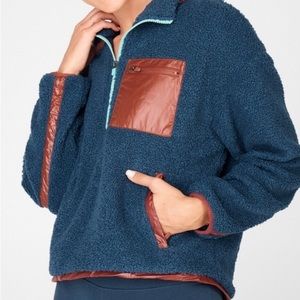 Fabletics | Larissa | pull-over, half zip fleece | jacket